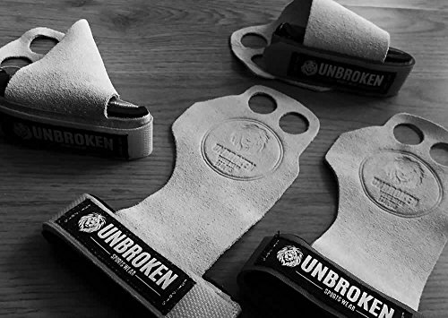 Unbroken Grips 2.0 Calleras Agarres de Mano Protector de Manos Grips Cuero Atletas Deportes Gimnasio Ejercicio Entrenamiento Fitness Salud Unisex Cómodo Grips 2.0