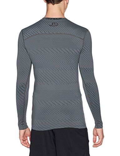 Under Armor ColdGear Armour Jacquard - Camiseta de compresión para hombre - 1301581, S, Graphite