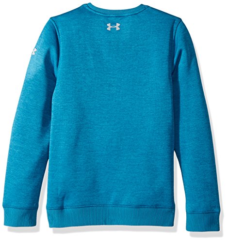 Under Armor - Sudadera de Forro Polar para niño, Niños, Color Bayou Blue (953)/Gris Nublado, tamaño Youth S