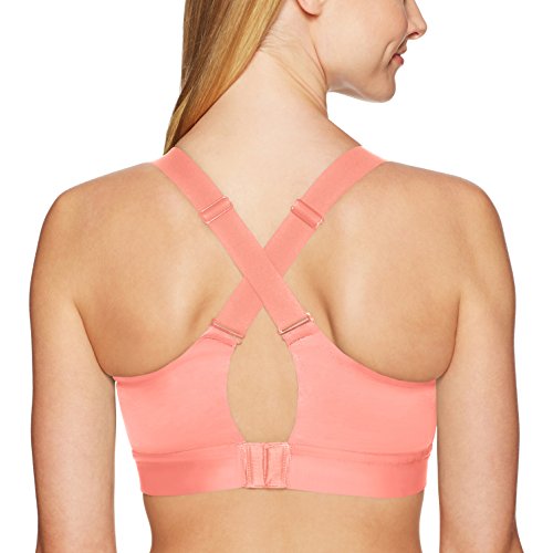 Under Armor - Sujetador deportivo para mujer Eclipse de alto clima, color gris y negro 32D, Mujer, Under Armour Eclipse de alto impacto para mujer, 1294015, Cape Coral Light Hea/Cape Coral, 32 DD