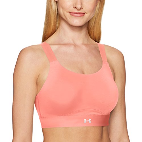 Under Armor - Sujetador deportivo para mujer Eclipse de alto clima, color gris y negro 32D, Mujer, Under Armour Eclipse de alto impacto para mujer, 1294015, Cape Coral Light Hea/Cape Coral, 32 DD