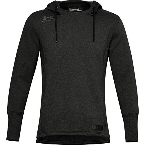 Under Armour Accelerate Off-Pitch Hoodie Sudadera con Capucha, Hombre, Negro (Black/Black/Metallic Black 001), M