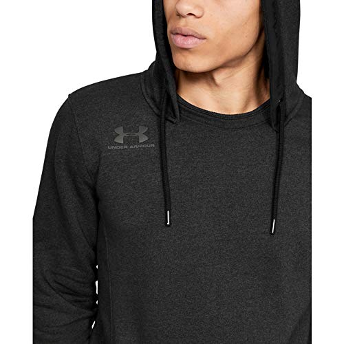 Under Armour Accelerate Off-Pitch Hoodie Sudadera con Capucha, Hombre, Negro (Black/Black/Metallic Black 001), M