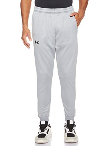 Under Armour Armour Fleece Jogger Pantalón De Chándal, Hombre, Gris (Steel Light Heather/Black 035), L