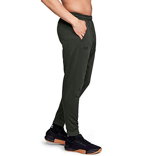 Under Armour Armour Fleece Pantalón, Hombre, Verde, LG