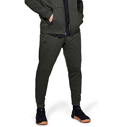Under Armour Armour Fleece Pantalón, Hombre, Verde, LG