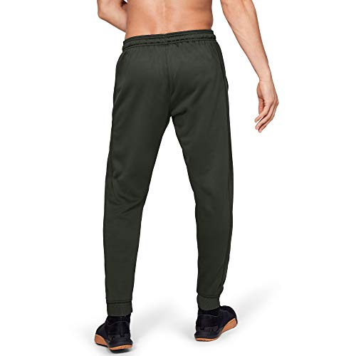 Under Armour Armour Fleece Pantalón, Hombre, Verde, LG
