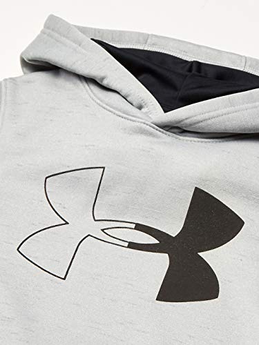 Under Armour Armour Fleece Parte Superior del Calentamiento, Niños, Gris, YXL