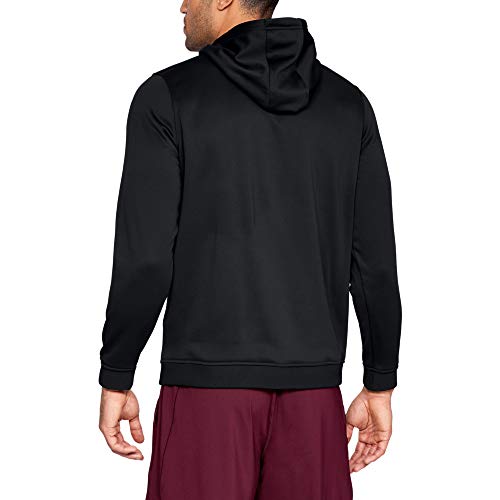 Under Armour Armour Fleece Po Hoodie Sudadera, Hombre, Negro (Black/Black 001), L