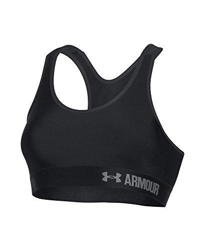 Under Armour Armour Mid Bra Sujetador Deportivo, Mujer, Negro Black, XS