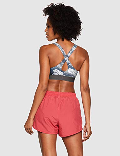 Under Armour Armour Mid Crossback Sujetador Deportivo, Mujer, Gris, MD