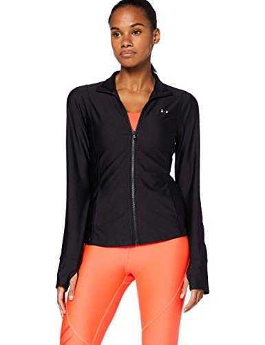 Under Armour Armour Sport Jacket, Chaqueta Deportiva para Mujer, Chaqueta Ligera y Funcional Mujer, Negro, M