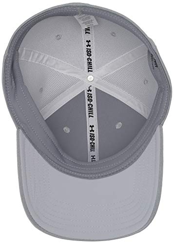 Under Armour Armour Twist Stretch Gorra, Hombre, Gris, M/L