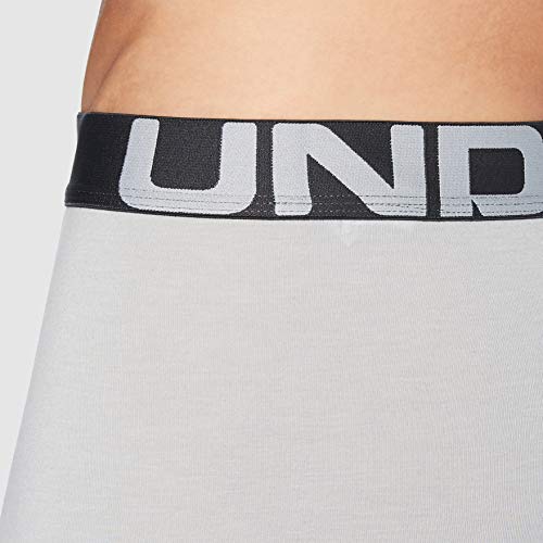 Under Armour Boxerjocks 15 cm Ropa Interior Elástica, 3 Unidades, Hombre, Negro (Black 001), L