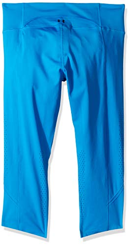 Under Armour Breathelux Crop Capri, azul Circuit (436)/Tonal, mediano