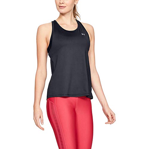 Under Armour Camiseta sin Mangas UA Armour Sport Camisa, Black, XS para Mujer