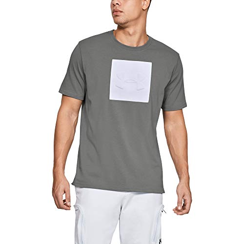 Under Armour Camiseta UA Unstoppable Knit Camisa, Gray, SM Hombre