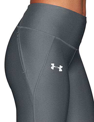 Under Armour Capri Armour Fly Fast Pantalones Deportivos para Mujeres, Pantalones Transpirables, Mallas Deportivas de compresión ultraligeras, Pitch Gray/Pitch Gray/Reflective (012), XS