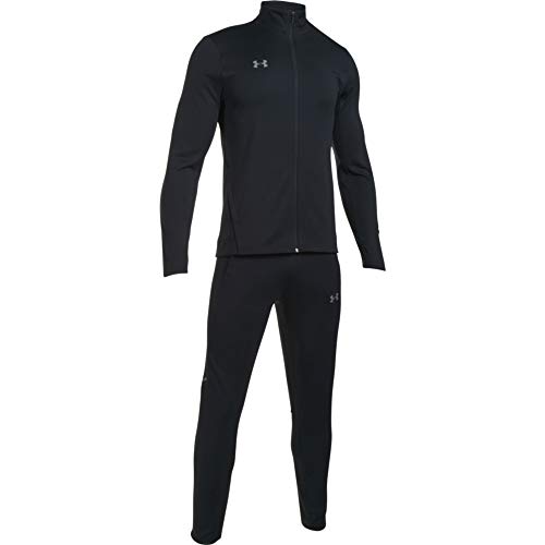 Under Armour Challenger II Knit Warm-Up Ropa De Deporte De Hombre, Chándal Para Hombre Completo Hombre Negro (Black/Graphite 001) L