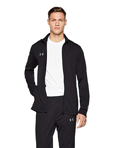 Under Armour Challenger II Knit Warm-Up Ropa De Deporte De Hombre, Chándal Para Hombre Completo Hombre Negro (Black/Graphite 001) L