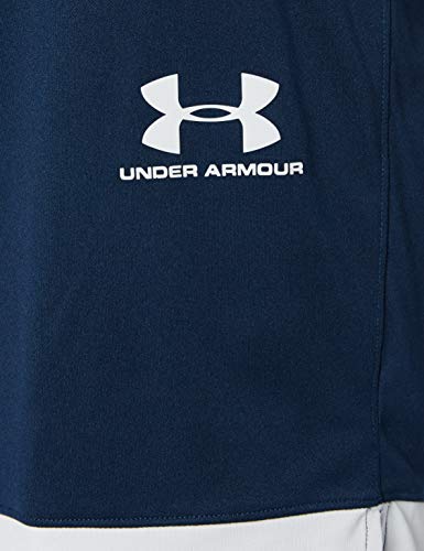 Under Armour Challenger III Knit Short, Pantalones Cortos para Entrenar, pantalón Short de Hombre para Correr Hombre, Azul (Academy/Halo Gray/Halo Gray (408)), M