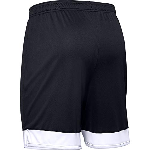 Under Armour Challenger III Knit Short, pantalones cortos para entrenar, pantalón short de hombre para correr hombre, Negro (Black/Halo Gray (003)), M