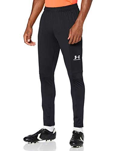 Under Armour Challenger III Training Pant, Pantalones de chándal para Hombre, Pantalones Largos Muy Ligeros Hombre, Negro (Black/White (001)), M