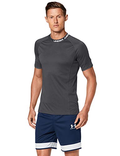 Under Armour Challenger III Training Top Transpirable para Hacer Deporte, Camiseta para Hombre, Negro, LG