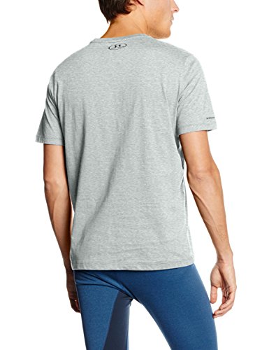 Under Armour Charged Cotton SS T Camiseta, Men, Gris Claro True Gray Heather, S