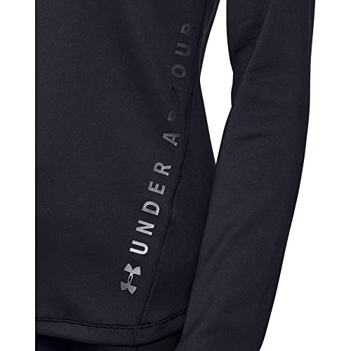 Under Armour Coldgear Armour LS Camisa de Manga Larga, Mujer, Negro, MD