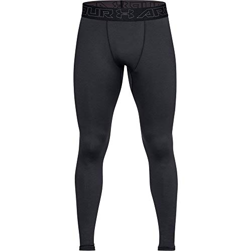 Under Armour Coldgear Leggings, Hombre, Negro (Black/Charcoal 001), M