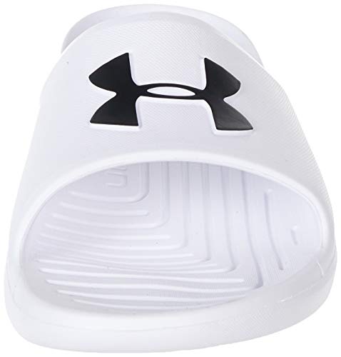 Under Armour Core Pth Slides 3021286-100, Zapatos de Playa y Piscina Unisex Adulto, Blanco (White 3021286/100), 44 EU