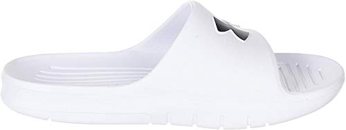 Under Armour Core Pth Slides 3021286-100, Zapatos de Playa y Piscina Unisex Adulto, Blanco (White 3021286/100), 44 EU