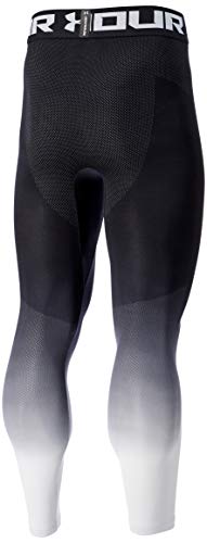 Under Armour Curry - Leggings sin Costuras para Hombre, Rodillera sin Costuras Curry, Hombre, Color Negro, tamaño L