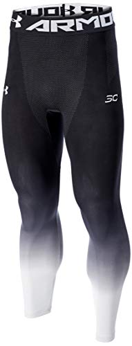 Under Armour Curry - Leggings sin Costuras para Hombre, Rodillera sin Costuras Curry, Hombre, Color Negro, tamaño L