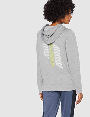 Under Armour Favorite Fleece FZ Camiseta Deportiva, Mujer, Gris (Graphite Light Heath), SM