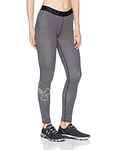 Under Armour Favorite GRPH Legging Pantalones para Mujer, Mujer, Pantalones, 1322092-001, Negro/Blanco, XS