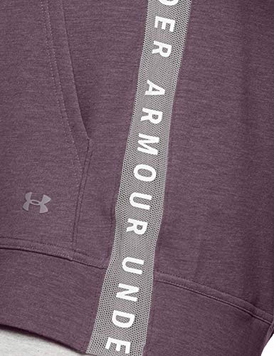 Under Armour Featherweight Fleece FZ Parte Superior del Calentamiento, Mujer, Gris (Tetra Gray/Onyx White 015), S