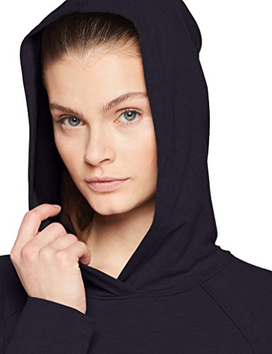 Under Armour Featherweight Fleece Hoody Sudadera con Capucha, Mujer, Negro (Black/Black/Tonal 001), XL