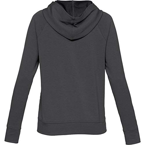 Under Armour Featherweight Fleece Hoody Sudadera con Capucha, Mujer, Negro (Black/Black/Tonal 001), XL