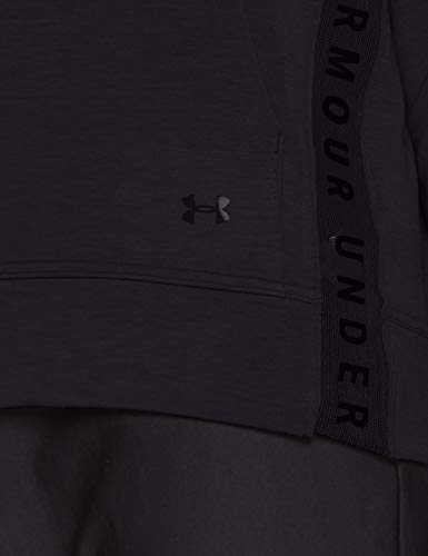 Under Armour Featherweight Fleece Hoody Sudadera con Capucha, Mujer, Negro (Black/Black/Tonal 001), XL