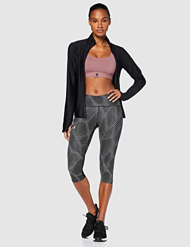 Under Armour Fly Fast Printed Speed Capri, Mujer, Negro, MD