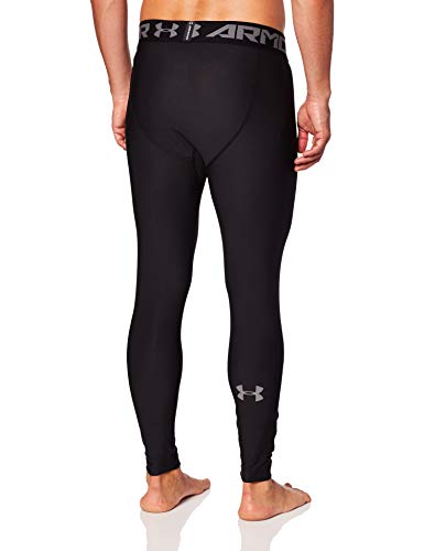 Under Armour Heatgear Armour 2.0 Mallas de entrenamiento para hombre, HeatGear Armour 2.0 Entrenamiento, Hombre, color Negro (Black/Graphite 001), tamaño XL