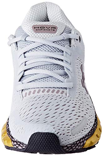 Under Armour HOVR Infinite 2, Zapatillas para Correr de Carretera para Mujer, Halo Gris/Metálico Oro Luster/Slate Púrpura (105), 42.5 EU