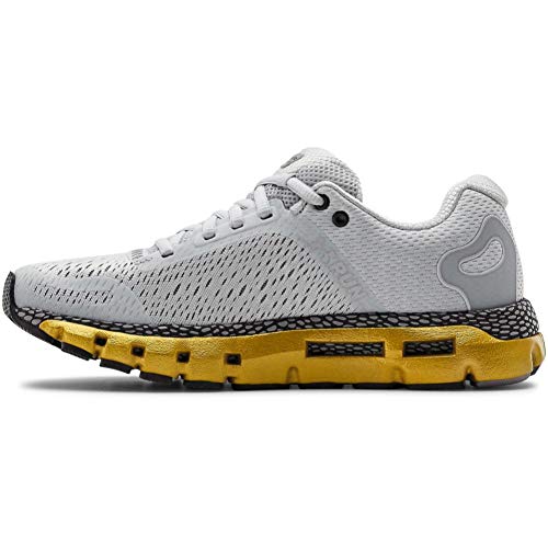 Under Armour HOVR Infinite 2, Zapatillas para Correr de Carretera para Mujer, Halo Gris/Metálico Oro Luster/Slate Púrpura (105), 42.5 EU