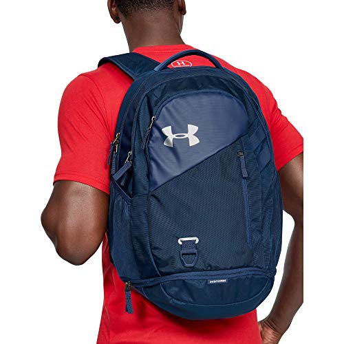 Under Armour Hustle 4.0 Mochila, Unisex Adulto, Azul, Talla Única