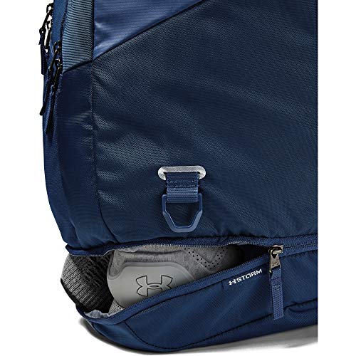 Under Armour Hustle 4.0 Mochila, Unisex Adulto, Azul, Talla Única