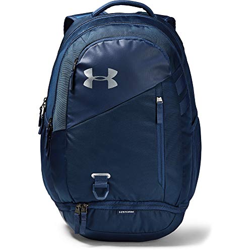 Under Armour Hustle 4.0 Mochila, Unisex Adulto, Azul, Talla Única