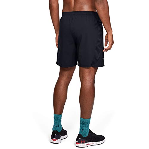 Under Armour Launch SW Short Pantalones, Hombre, Negro (Black/Black/Reflective 001), L