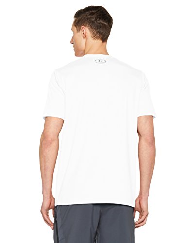 Under Armour London Big Logo SS T Camiseta de Manga Corta, Hombre, Blanco (100), L